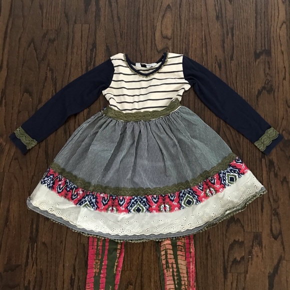 NWT Jak & Peppar Follow Your Heart Tunic Leggings - Picture 2 of 7